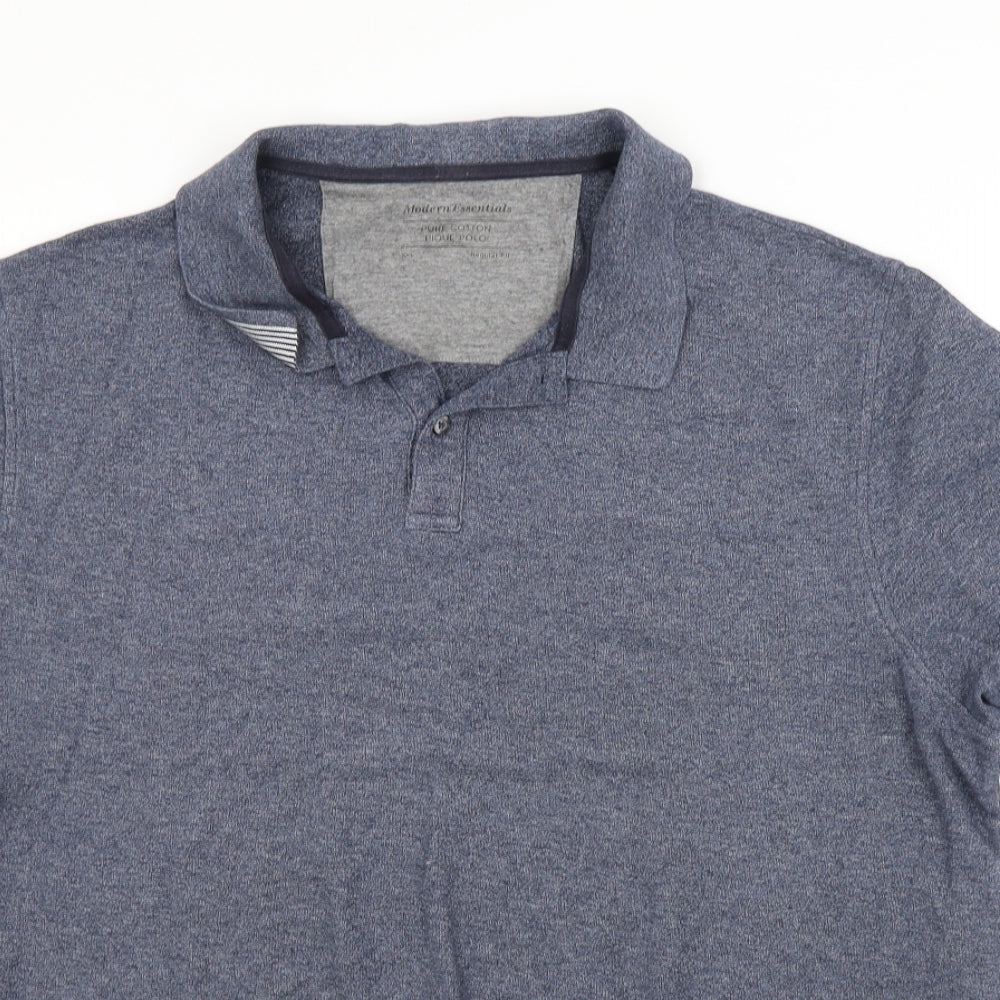 Preworn Mens Blue    Polo Size 2XL