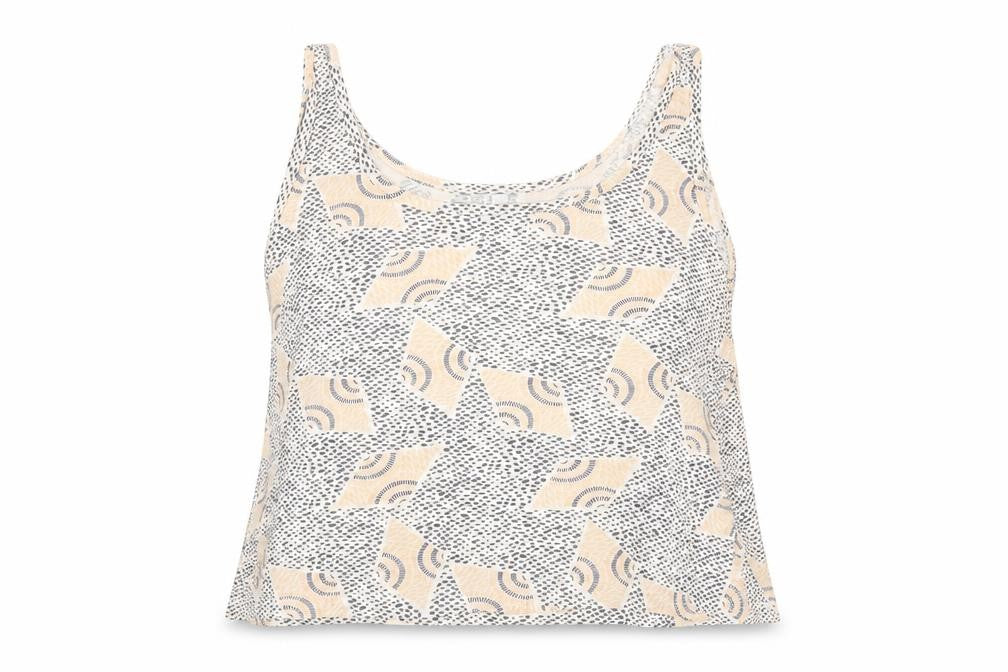 Womens UK Size S VERO MODA Multicoloured Cropped Tank