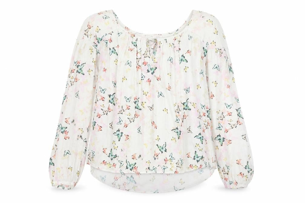 Bershka Womens Multicoloured Animal Print  Basic Blouse Size S