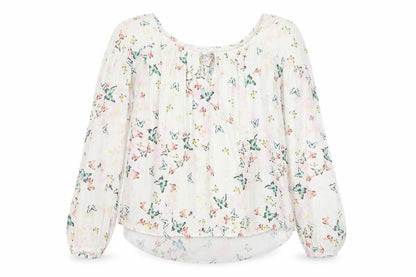 Bershka Womens Multicoloured Animal Print  Basic Blouse Size S