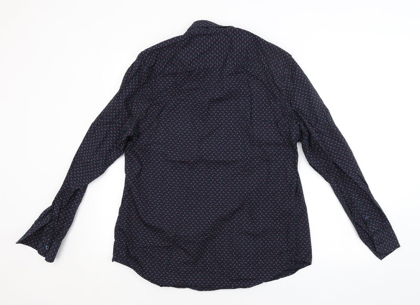 F&F Mens Multicoloured Argyle/Diamond   Button-Up Size M