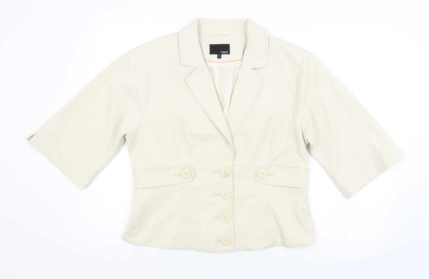 Womens UK Size 16 NEXT Beige Jacket