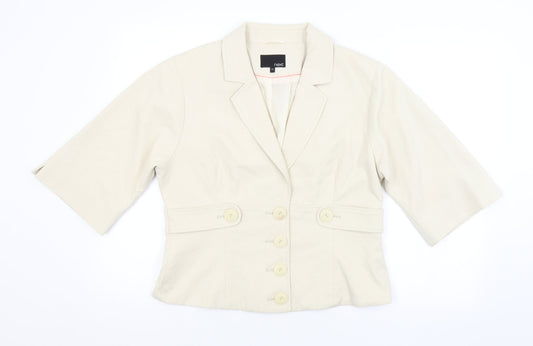 Womens UK Size 16 NEXT Beige Jacket