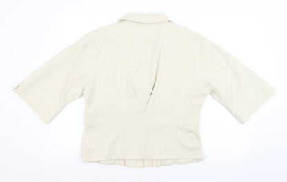 Womens UK Size 16 NEXT Beige Jacket
