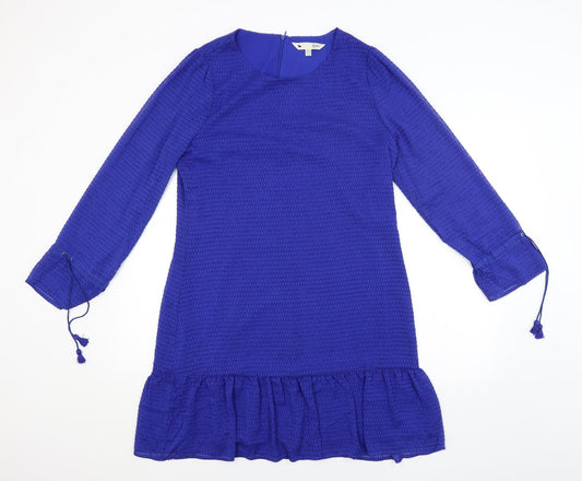 Yumi Womens Blue   Pencil Dress  Size 14