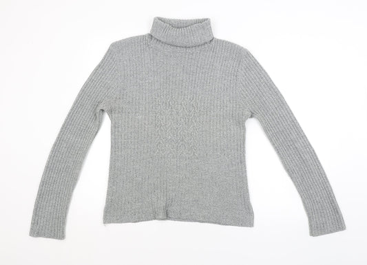 Womens UK Size  Preworn Grey Pullover Jumper