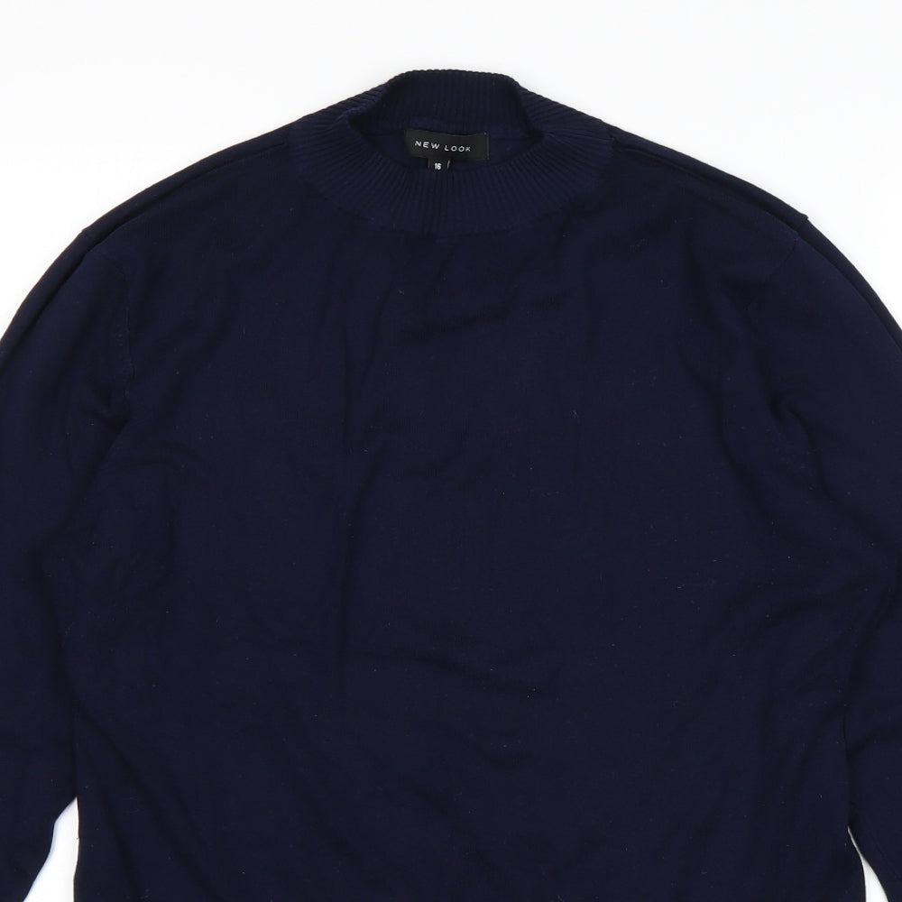 Womens UK Size 16 New Look Blue Pullover Jumper