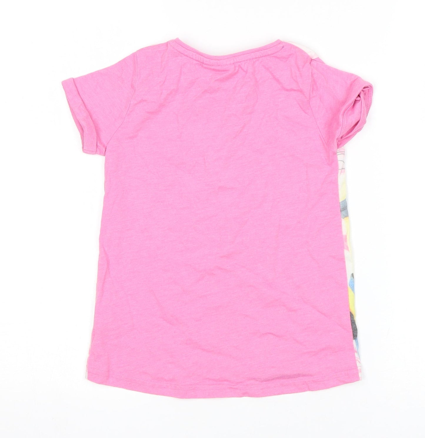 DISPICABLE ME Girls Pink   Basic T-Shirt Size 5-6 Years  - minions