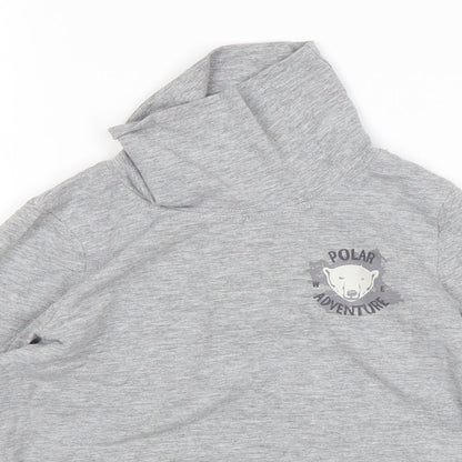 Lupilu Boys Grey   Basic T-Shirt Size 7-8 Years