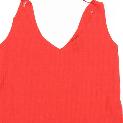 Primark Womens Red   Basic Tank Size 12
