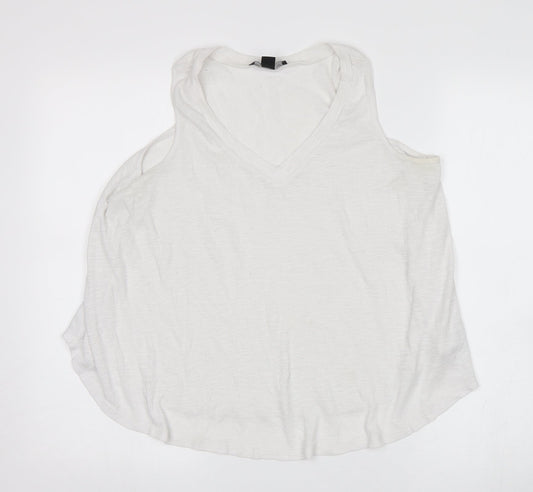 Atmosphere Womens White   Basic Tank Size 14