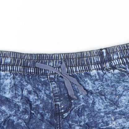 Select Womens Blue   Hot Pants Shorts Size 10