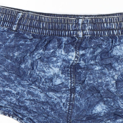 Select Womens Blue   Hot Pants Shorts Size 10