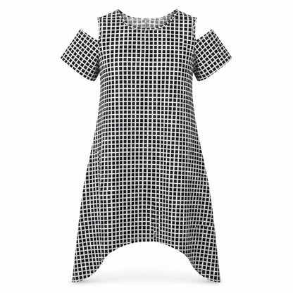 miss pretty world Womens Multicoloured Check  A-Line  Size 12