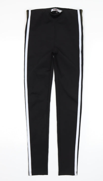 Portobello punk Womens Black   Jogger Leggings Size M L28 in