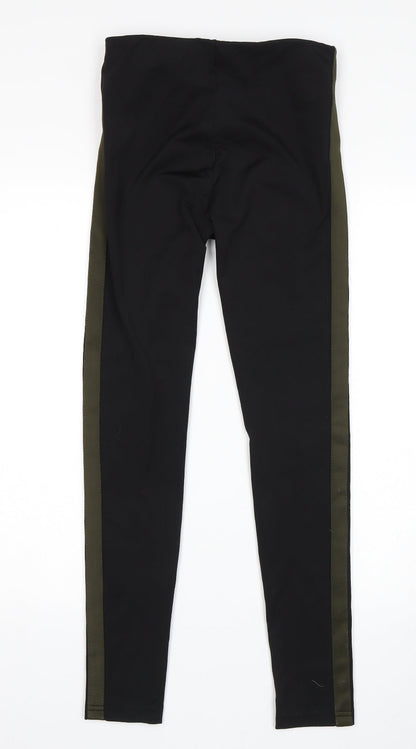 Portobello punk Womens Black   Jogger Leggings Size M L28 in