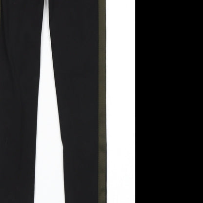 Portobello punk Womens Black   Jogger Leggings Size M L28 in