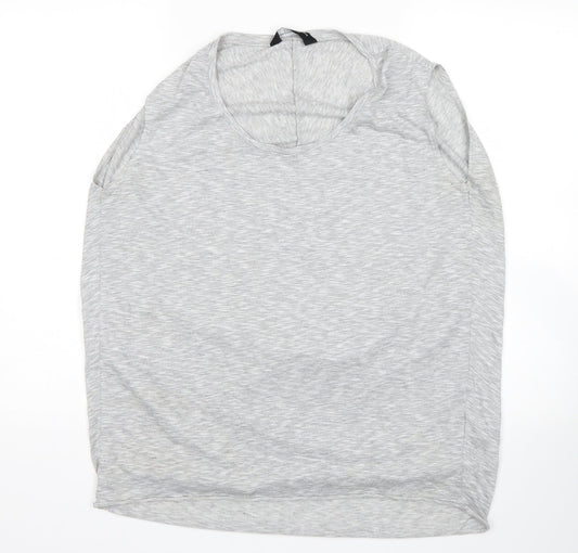 Womens UK Size 12 Dorothy Perkins Grey Basic Tank