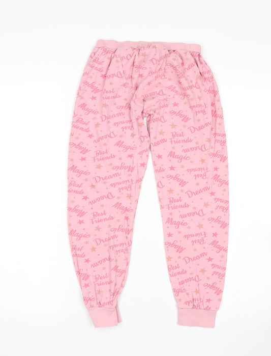 George Girls Pink    Pyjama Pants Size 9-10 Years  - disney