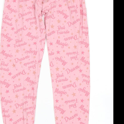 George Girls Pink    Pyjama Pants Size 9-10 Years  - disney