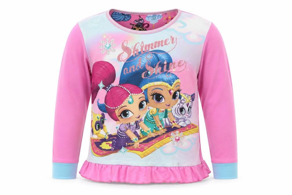 Matalan Girls Multicoloured   Top Pyjama Top Size 5 Years  - shimmer and shine