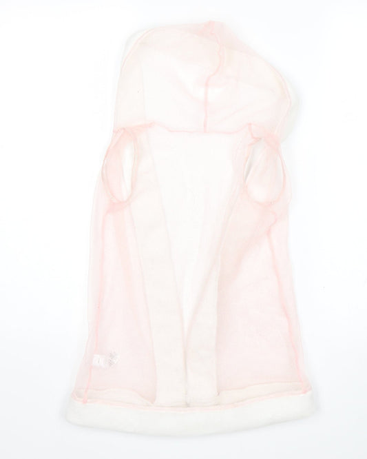 George Girls Pink Polka Dot   Gown Size 3-4 Years