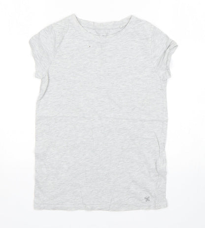 NEXT Girls Grey   Basic T-Shirt Size 9 Years