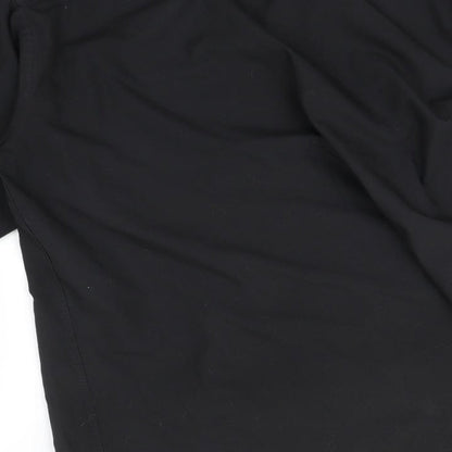 T&W Mens Black    Button-Up Size 17