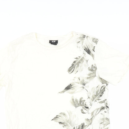 Womens UK Size S H&M Ivory Basic Polo