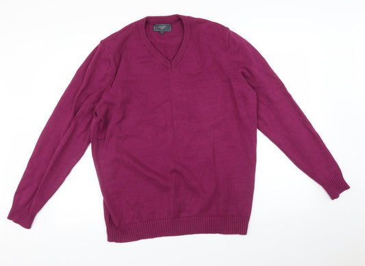 Womens UK Size L BHS Purple Pullover Jumper