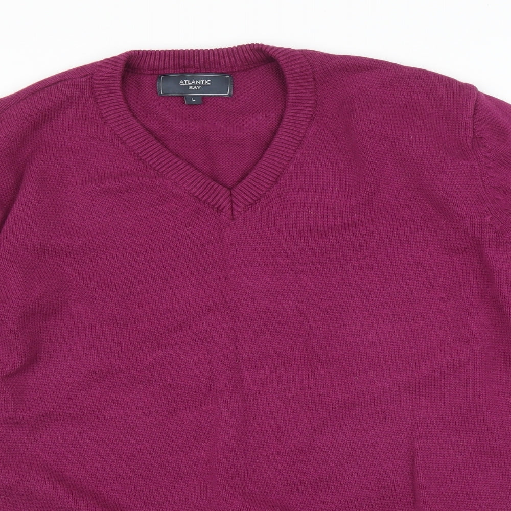 Womens UK Size L BHS Purple Pullover Jumper