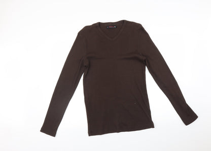 Womens UK Size L Burton Brown Pullover Jumper
