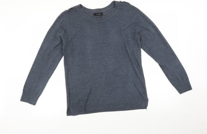 Womens UK Size 12 Atmosphere Blue Pullover Jumper