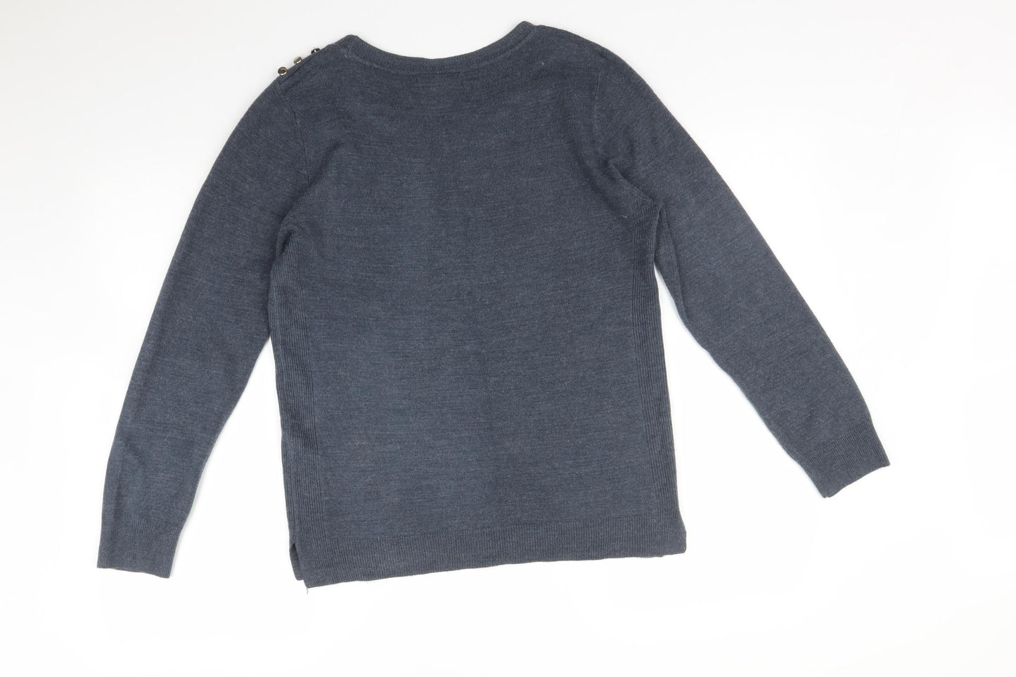 Womens UK Size 12 Atmosphere Blue Pullover Jumper