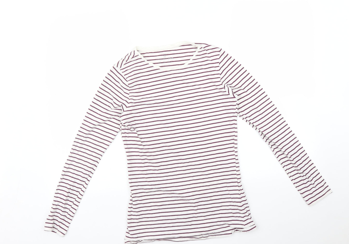 Primark Womens Multicoloured Striped  Basic T-Shirt Size S