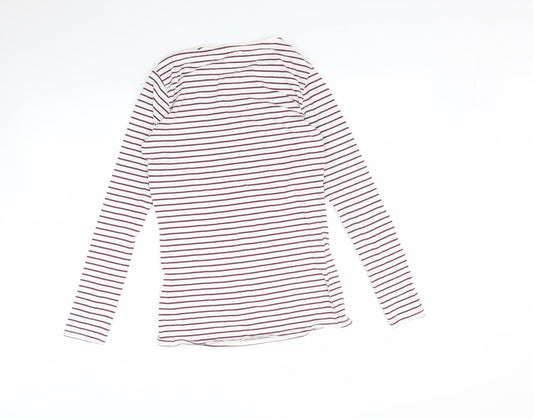 Primark Womens Multicoloured Striped  Basic T-Shirt Size S