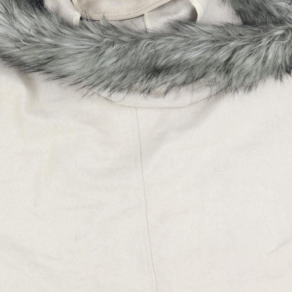 Womens UK Size 10 ASOS Beige Overcoat