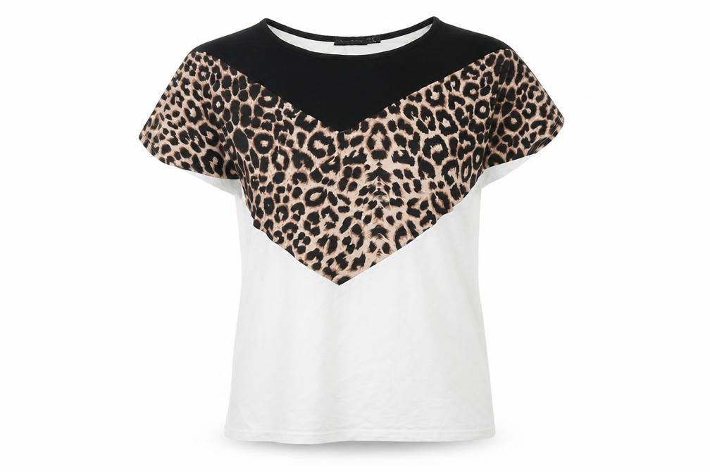 Womens UK Size 10 Boohoo Multicoloured Basic T-Shirt
