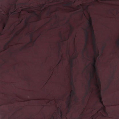 Mens UK Size 15 Copperstone Purple  Button-Up Long Sleeve Casual Shirt