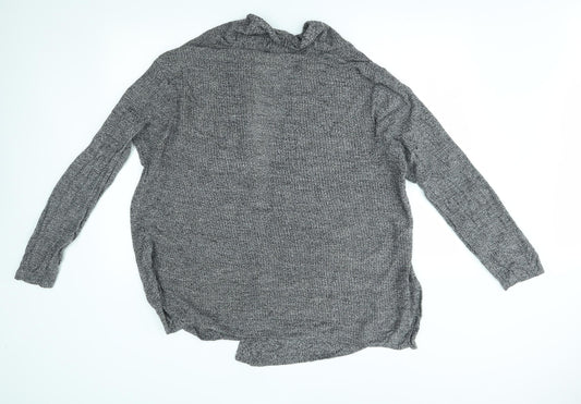 Womens UK Size L River Island Grey Cardigan Jumper