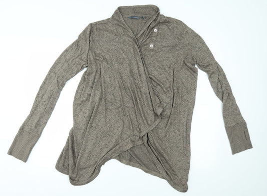 Modern Soul Womens Beige   Cardigan Jumper Size XL