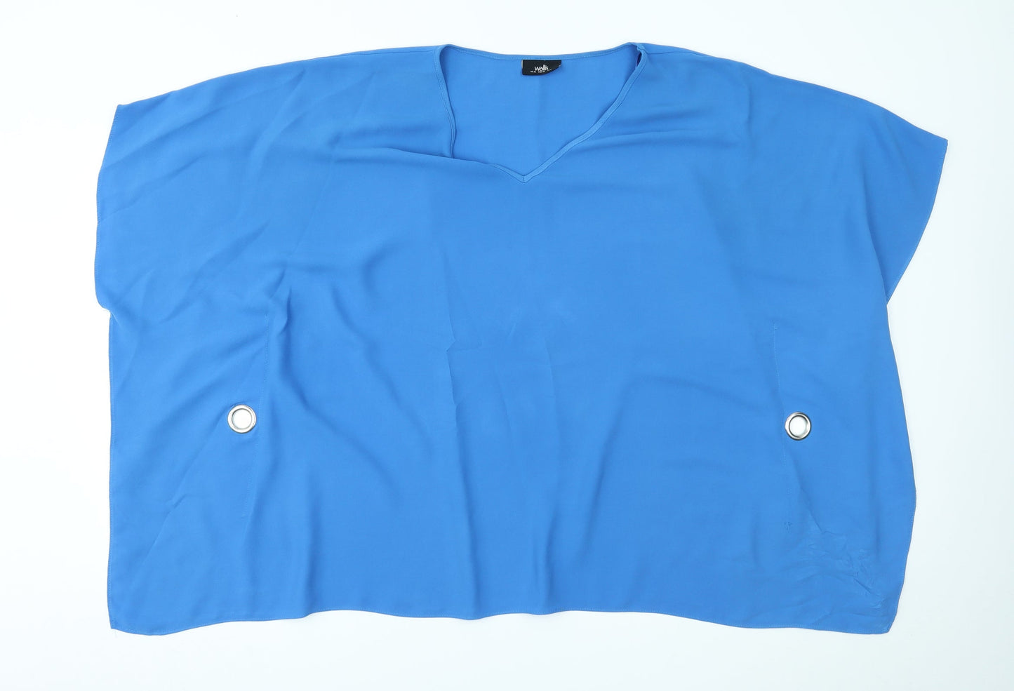 Wallis Womens Blue    Poncho Size XL