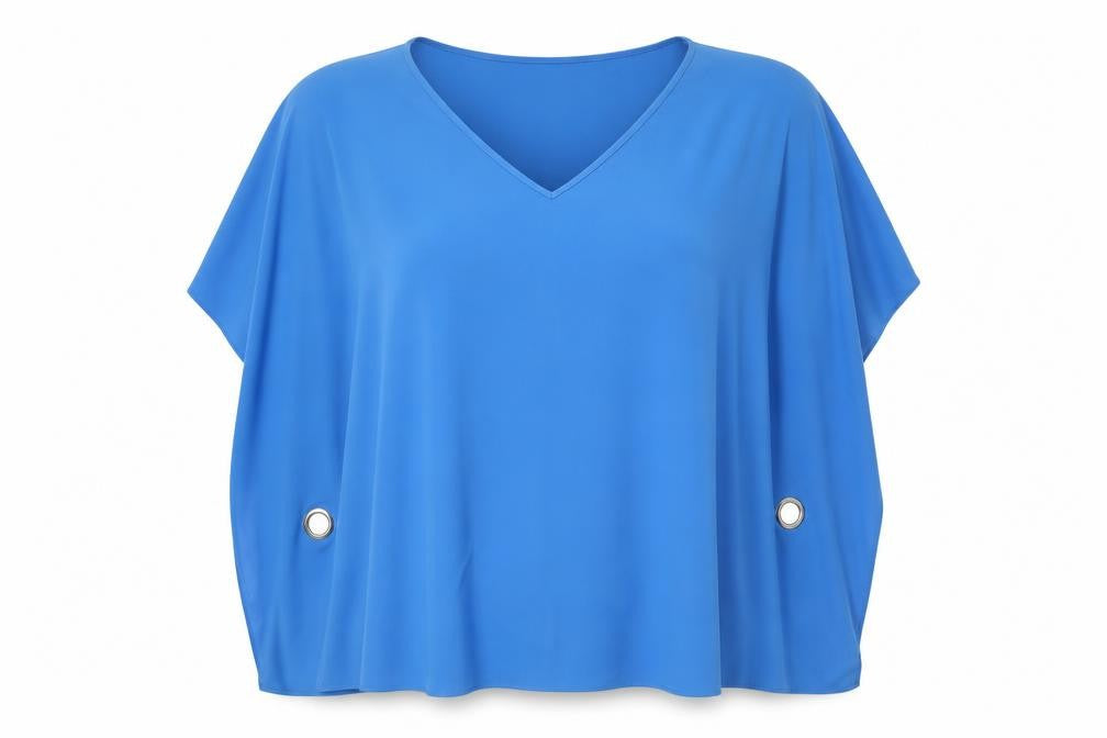 Wallis Womens Blue    Poncho Size XL