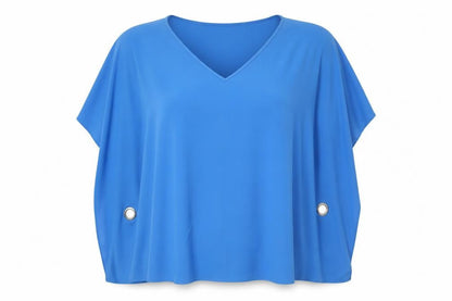 Wallis Womens Blue    Poncho Size XL