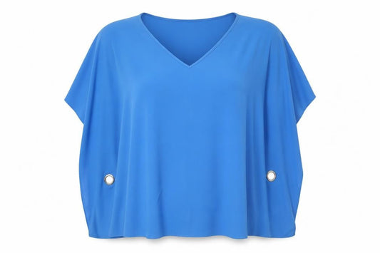 Wallis Womens Blue    Poncho Size XL