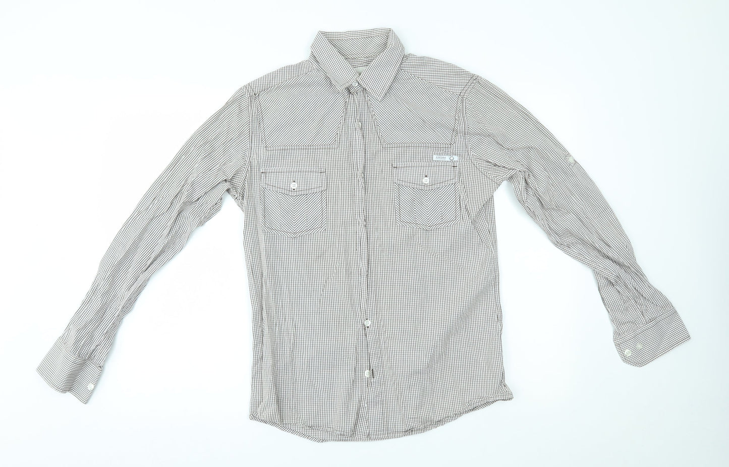 Mens UK Collar Size S Crafted Smart White  Dress Shirt