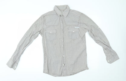 Mens UK Collar Size S Crafted Smart White  Dress Shirt