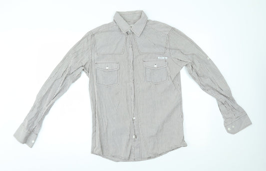Mens UK Collar Size S Crafted Smart White  Dress Shirt