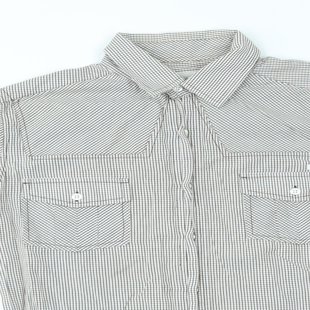 Mens UK Collar Size S Crafted Smart White  Dress Shirt