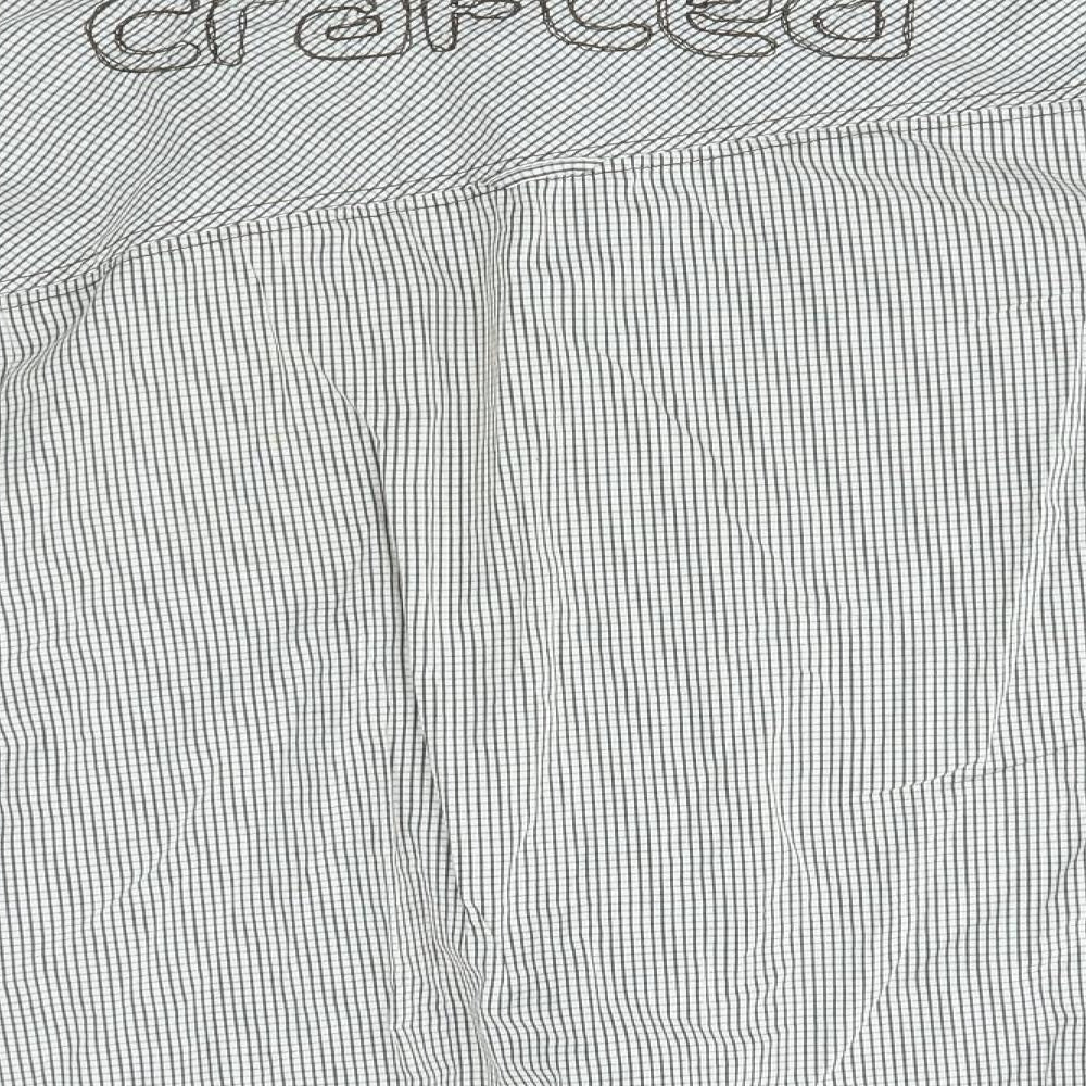 Mens UK Collar Size S Crafted Smart White  Dress Shirt